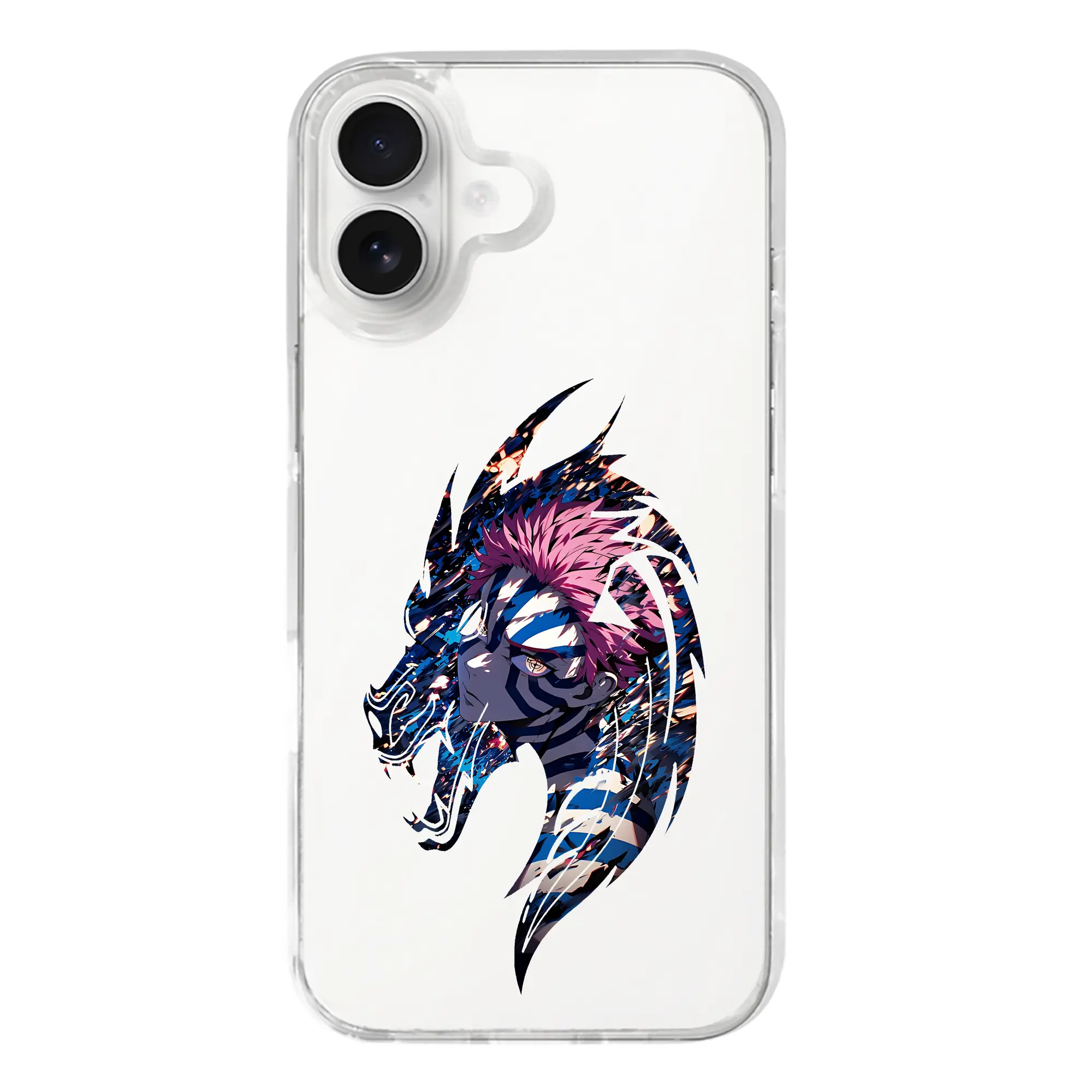 鬼滅の刃 グッズ,猗窩座 - iPhone 17シリーズ 透明スマホケース – 薄型・耐衝撃・精密フィット保護カバー